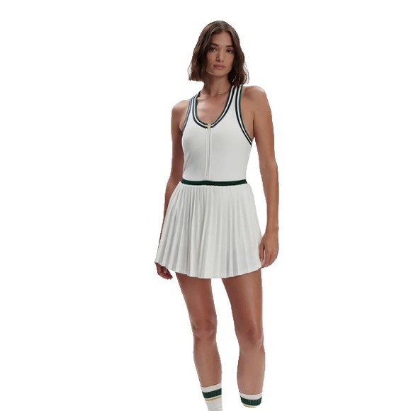 Varley Womens Jane Court Dress XL Tennis Pickleball Athleisure Pleated 28" NEW - Picture 2 of 14